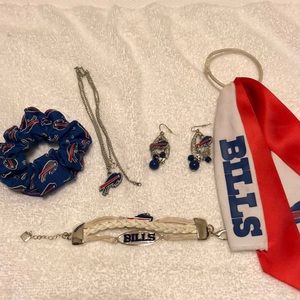 Buffalo Bills jewelry/hair accessories